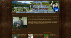 Desktop Screenshot of pioneervillagecampground.com